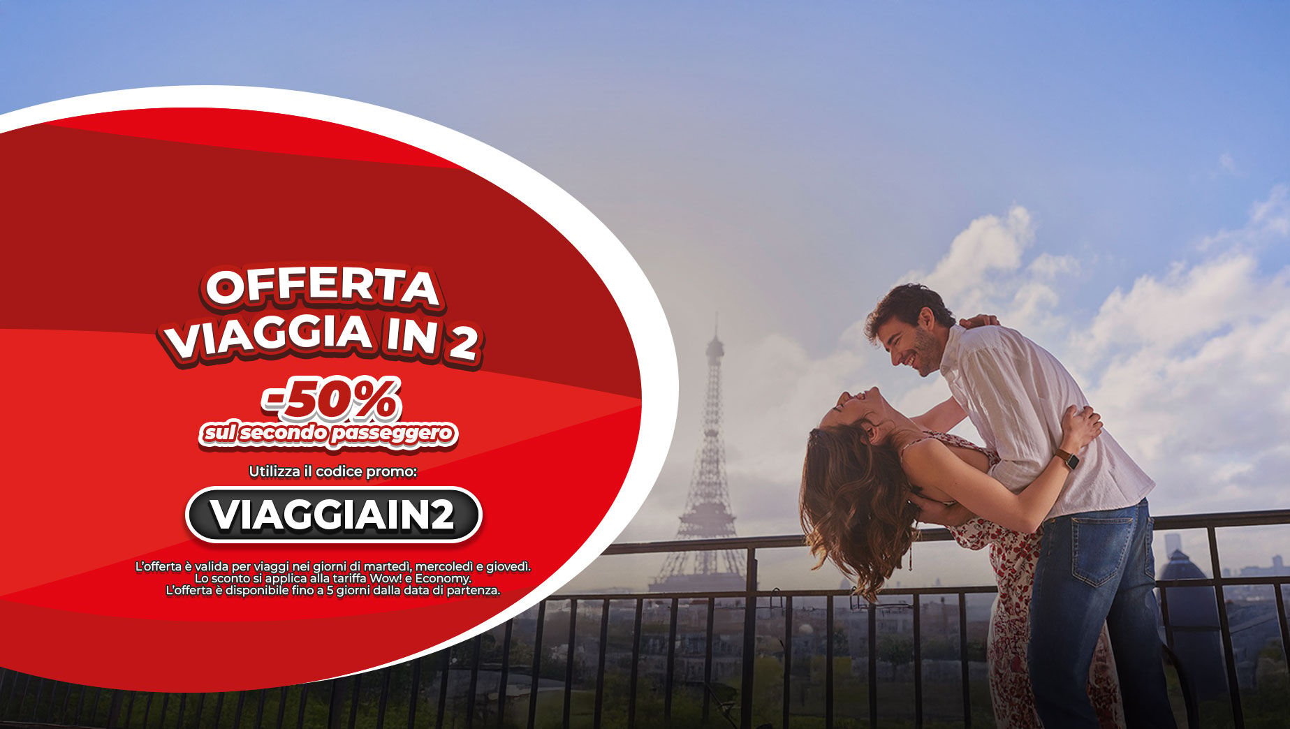 Offerta Viaggia in due