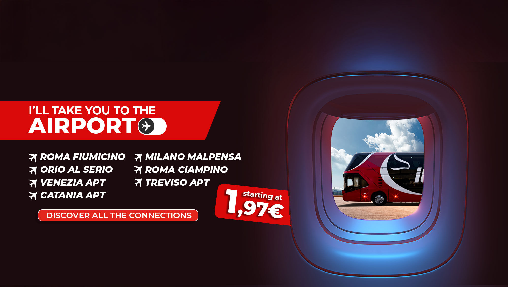 Airport Shuttles and Buses to Major Italian Airports